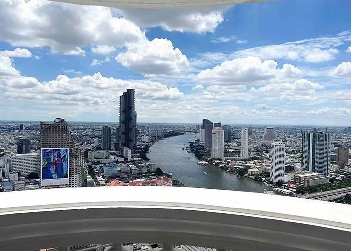 公寓 Selfcheckin The Statetower View Silom High Floor Near Bts With Individual Hi-speed Wifi 曼谷